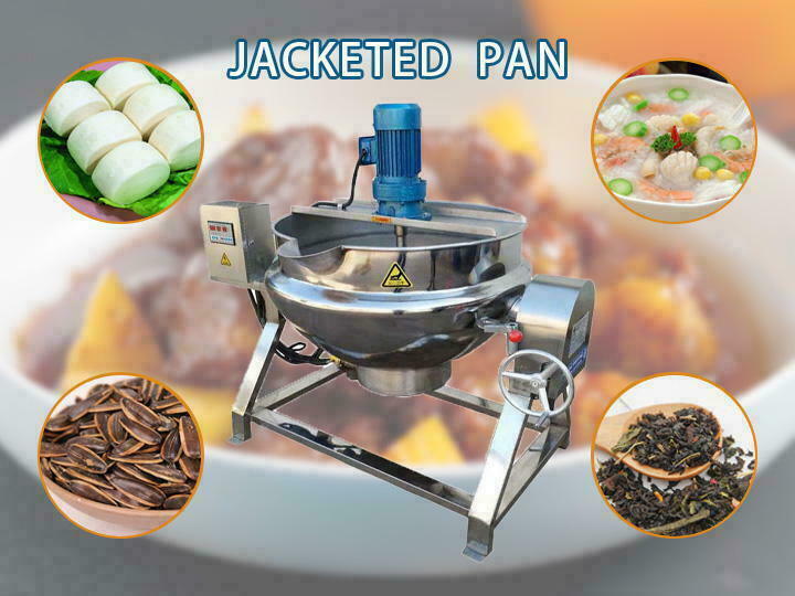 Large Commercial Peanut Cooking Pots Electric Heating Jacketed