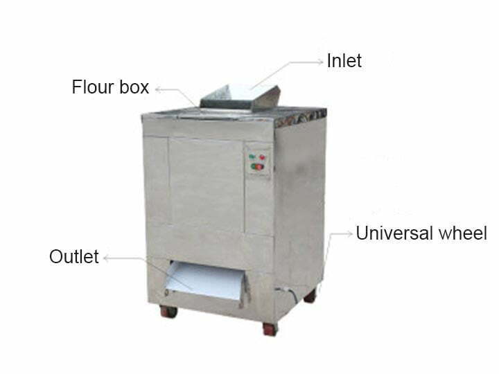 structure of the tapioca pearl making machine