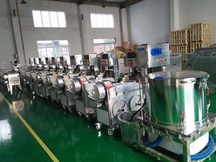 Electric vegetable cutter machine factory