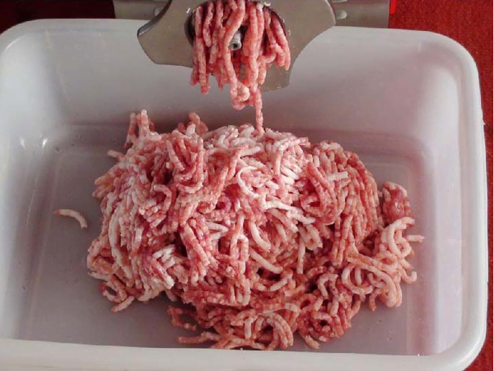 meat griding