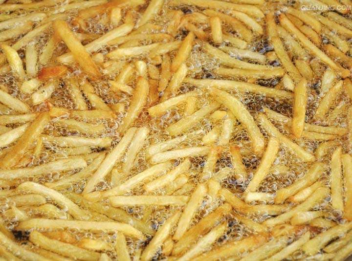 french fries frying