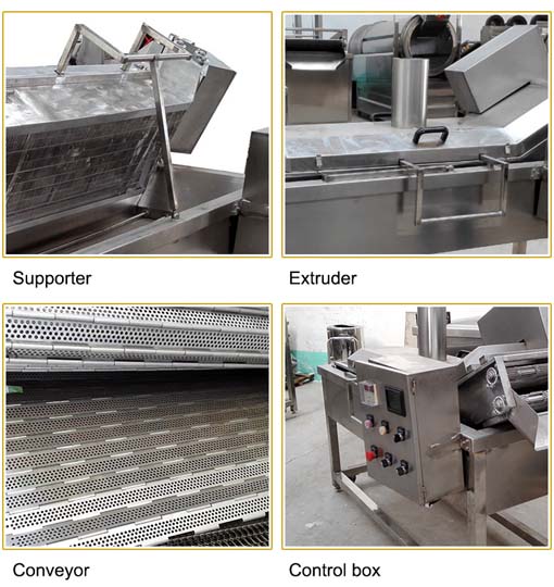 commercial frying machine details