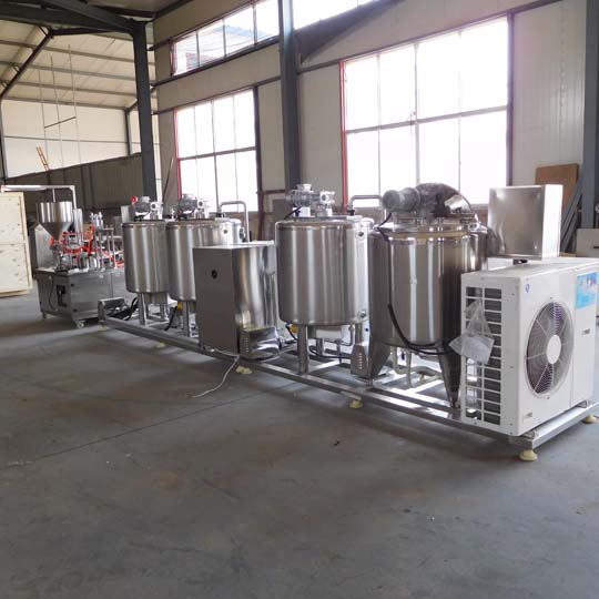 small-scale yogurt production line