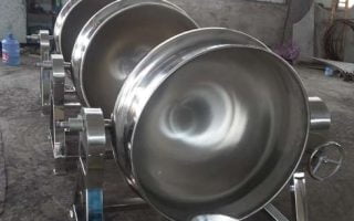 commercial jacketed cooking pot