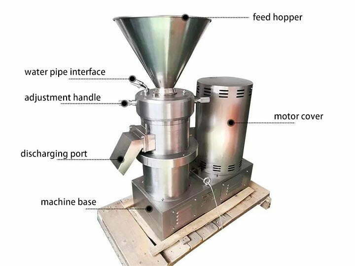 structure of small chili paste grinder