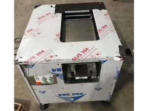 Salmon slicer machine shipped to japan