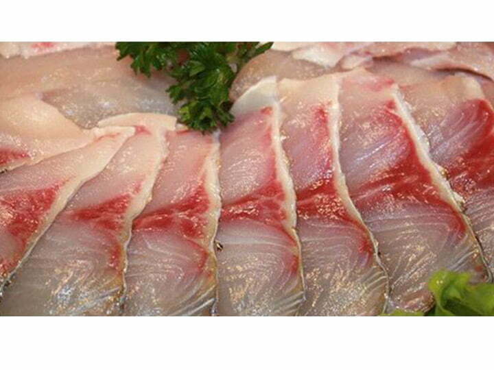 Sliced fish fillets