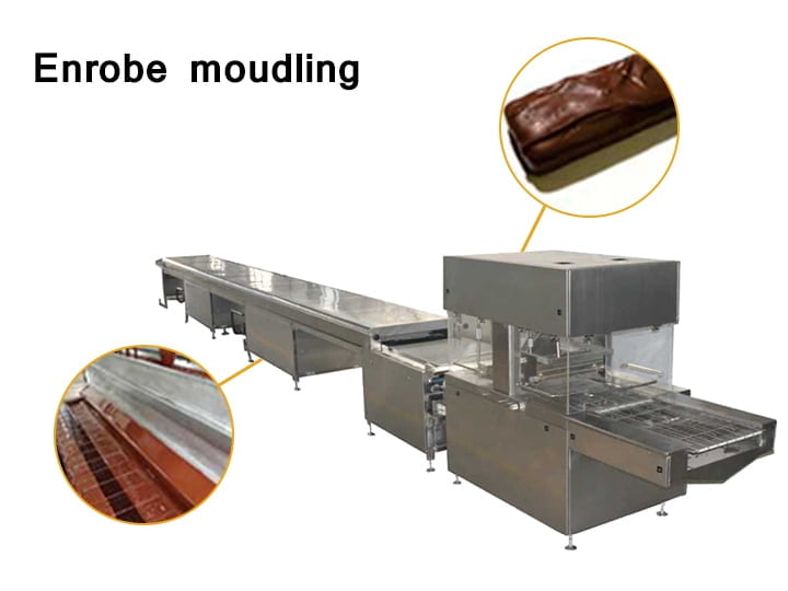 The enrobe moudling machine