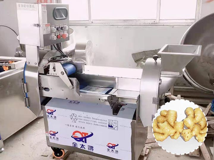 Vegetable cutting machine