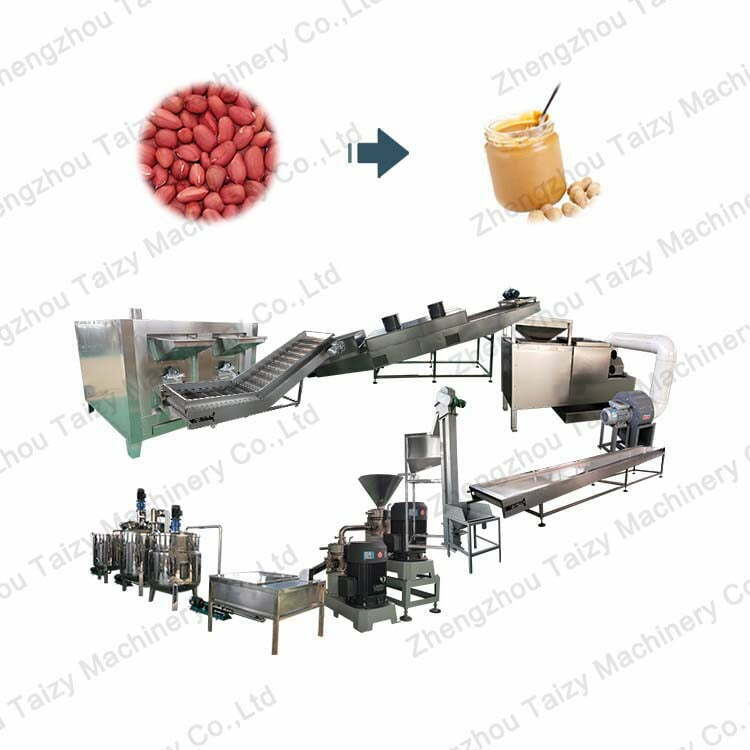 Линия по производству арахисового масла | Машина для производства арахисового масла