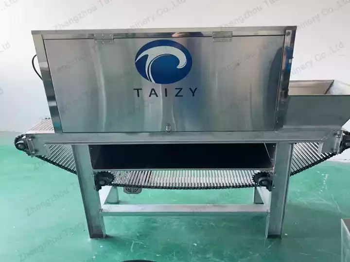 chain type garlic peeler