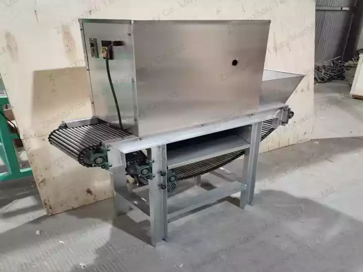 chain-type garlic peeling machine