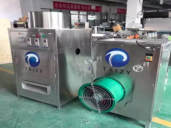 garlic peeling machine and garlic cloves separator
