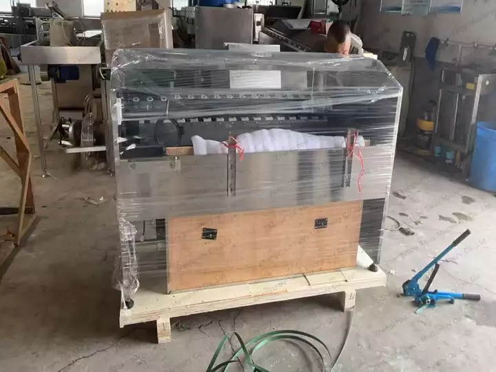 egg grader pacakging for shipping