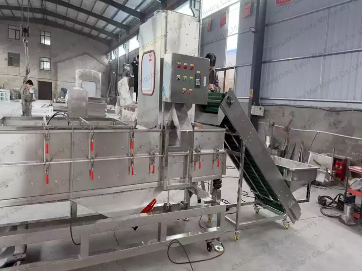 nut cleaning and screening machine